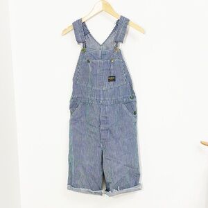 OSHKOSH Womens Vintage Overalls Cut Into Short Overalls Size S/M